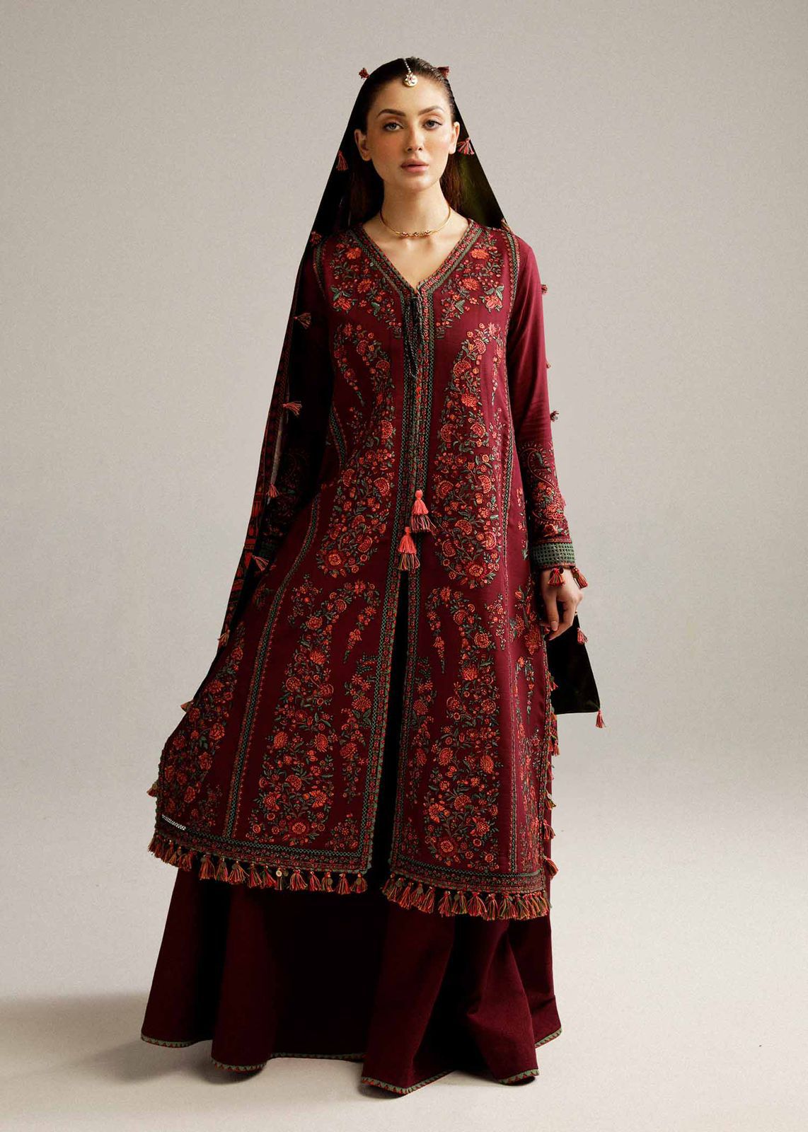 Brand: Ramsha Code:5018 Fabric: Pure Wool Dhanak