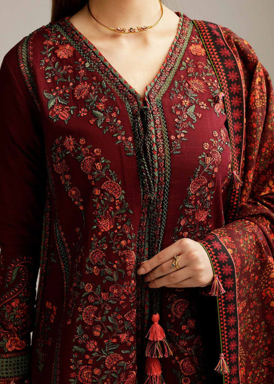 Brand: Ramsha Code:5018 Fabric: Pure Wool Dhanak