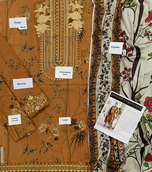 ZAINAB CHOTTANI EMBRORIDED PATCH